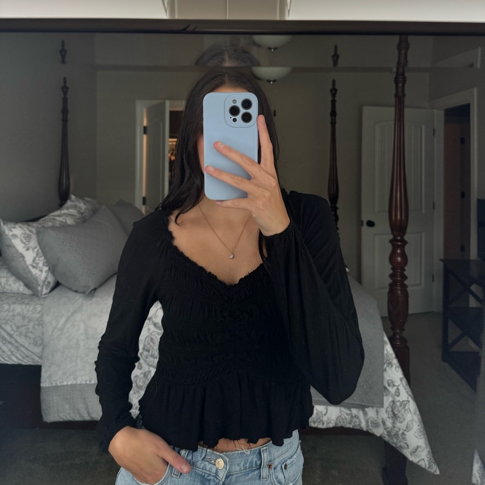 Black urban outfitters long sleeve top